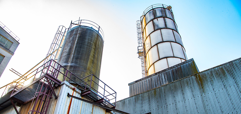 grain silos