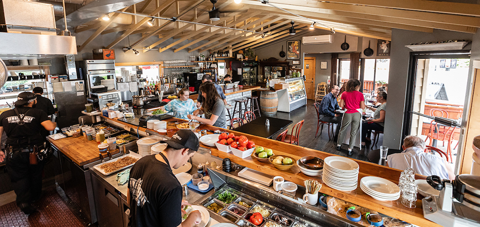 busy restaurant