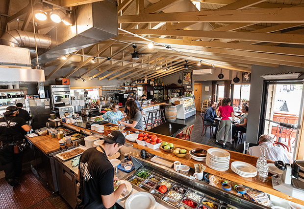 busy restaurant